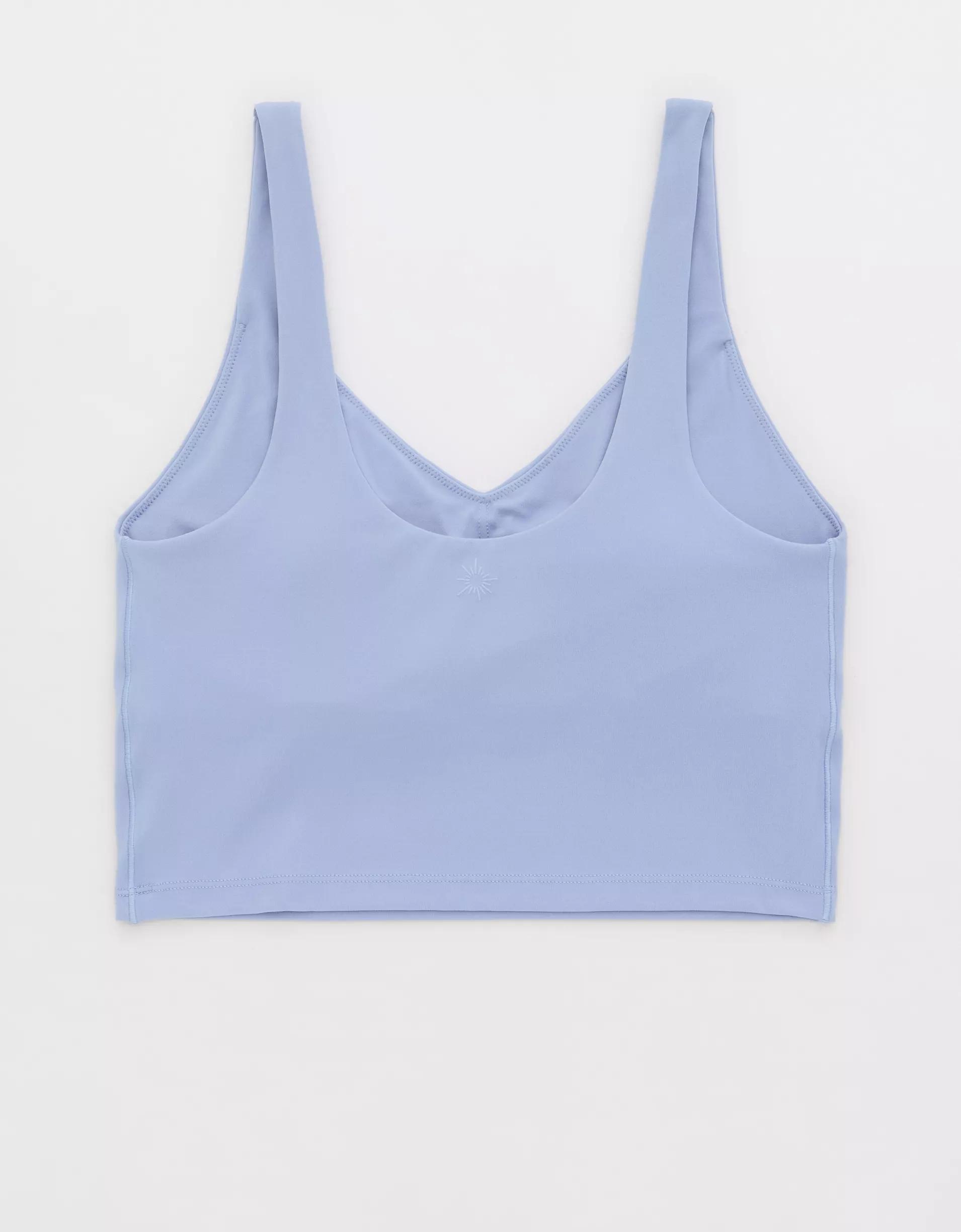 OFFLINE By Aerie Real Me Low Key Longline Sports Bra Product Image