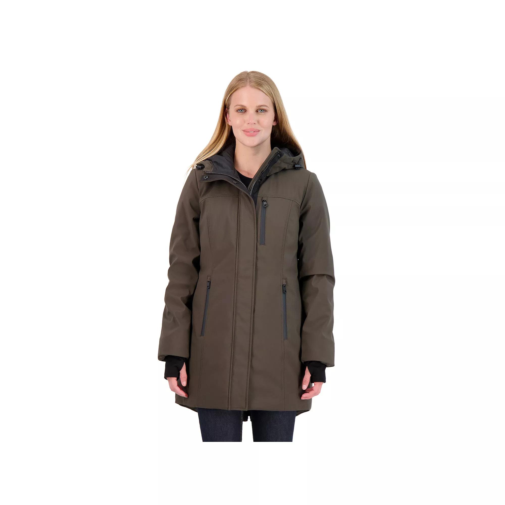 Women's Sebby Collection Hooded Heavyweight Jacket,  Product Image