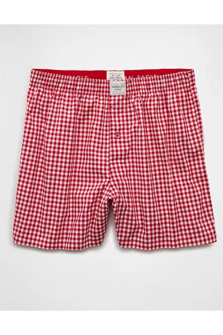 AEO Plaid Stretch Boxer Short Men's Product Image