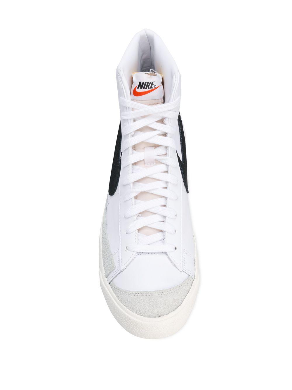 Blazer Mid 77 Vintage "White - Black" sneakers Product Image