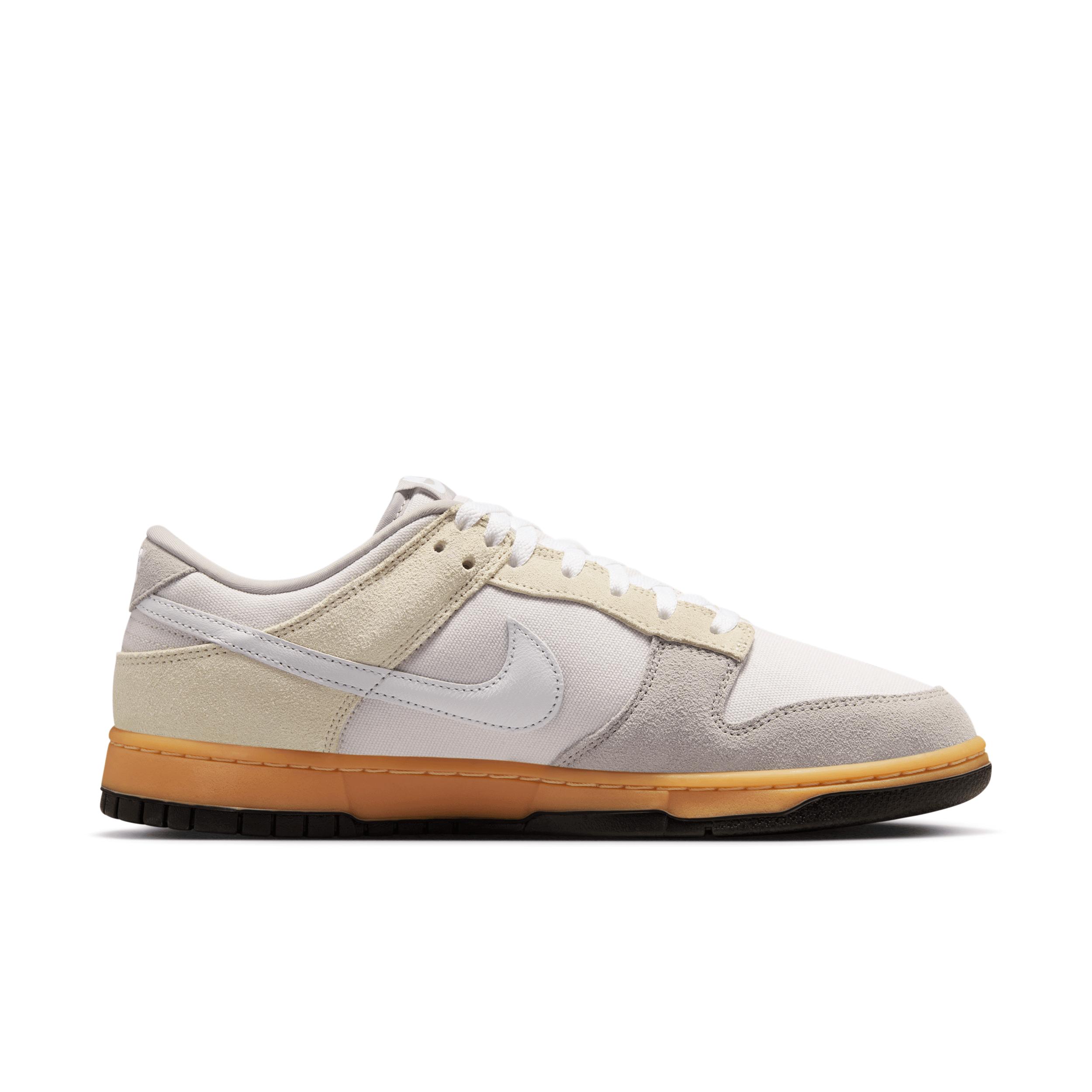 Nike Mens Dunk Low Retro Casual Shoes in Phantom/White/College Grey Product Image