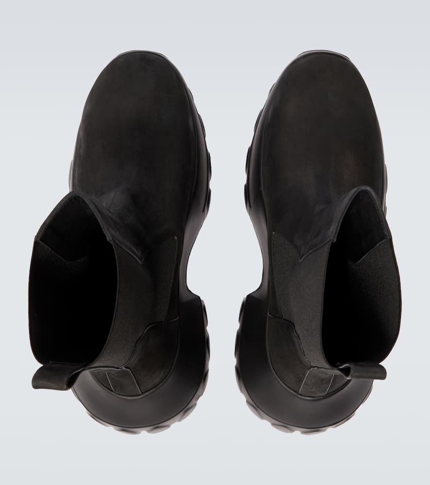 Black Hollywood Beatle Mega Tractor Chelsea Boots Product Image