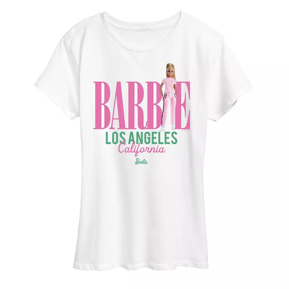 Women's Barbie® Los Angeles Graphic Tee,  Product Image