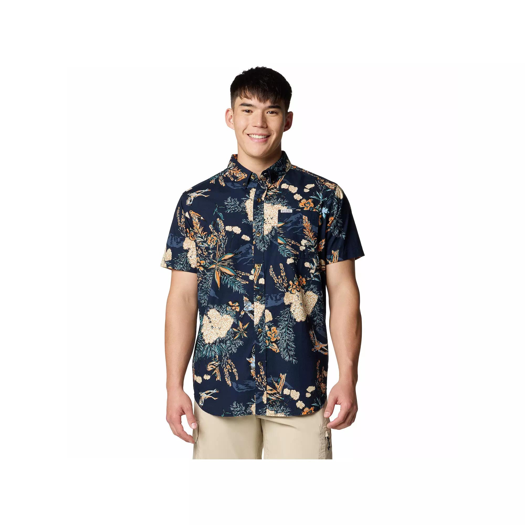 Men's Columbia Rapid Rivers™ Printed Button-Down Shirt,  Product Image
