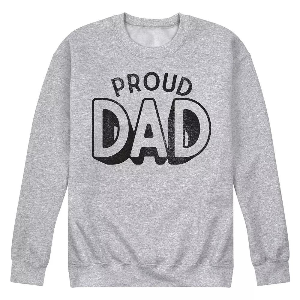 Men's Proud Dad Fleece Sweatshirt,  Product Image