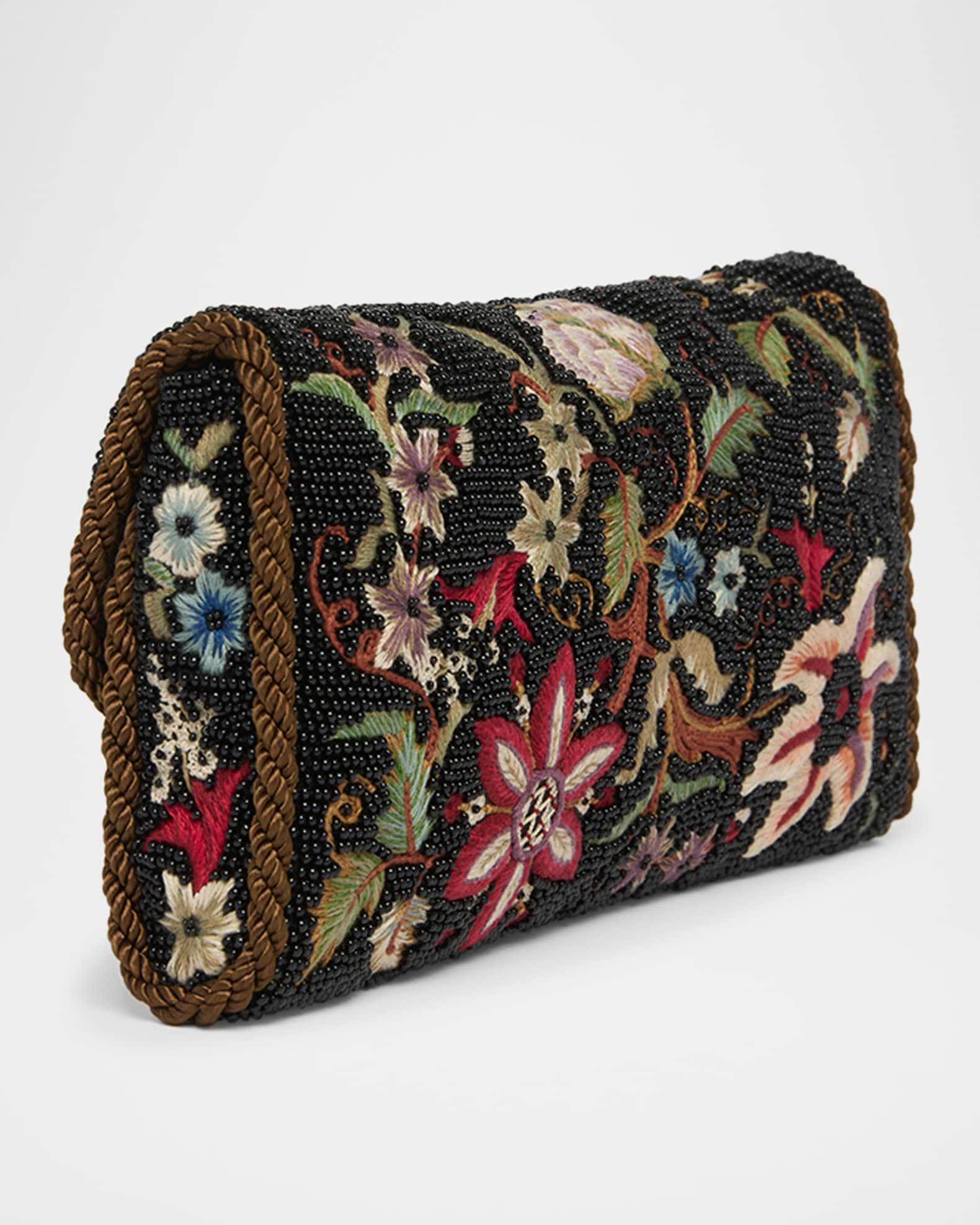 Vain Floral Beaded Shoulder Bag Product Image
