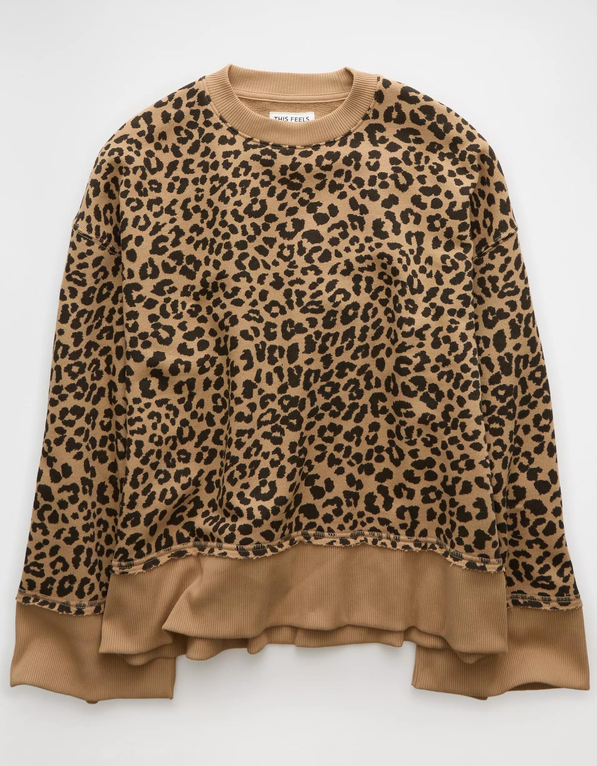 AE Relaxed Wide Sleeve Sweatshirt Product Image