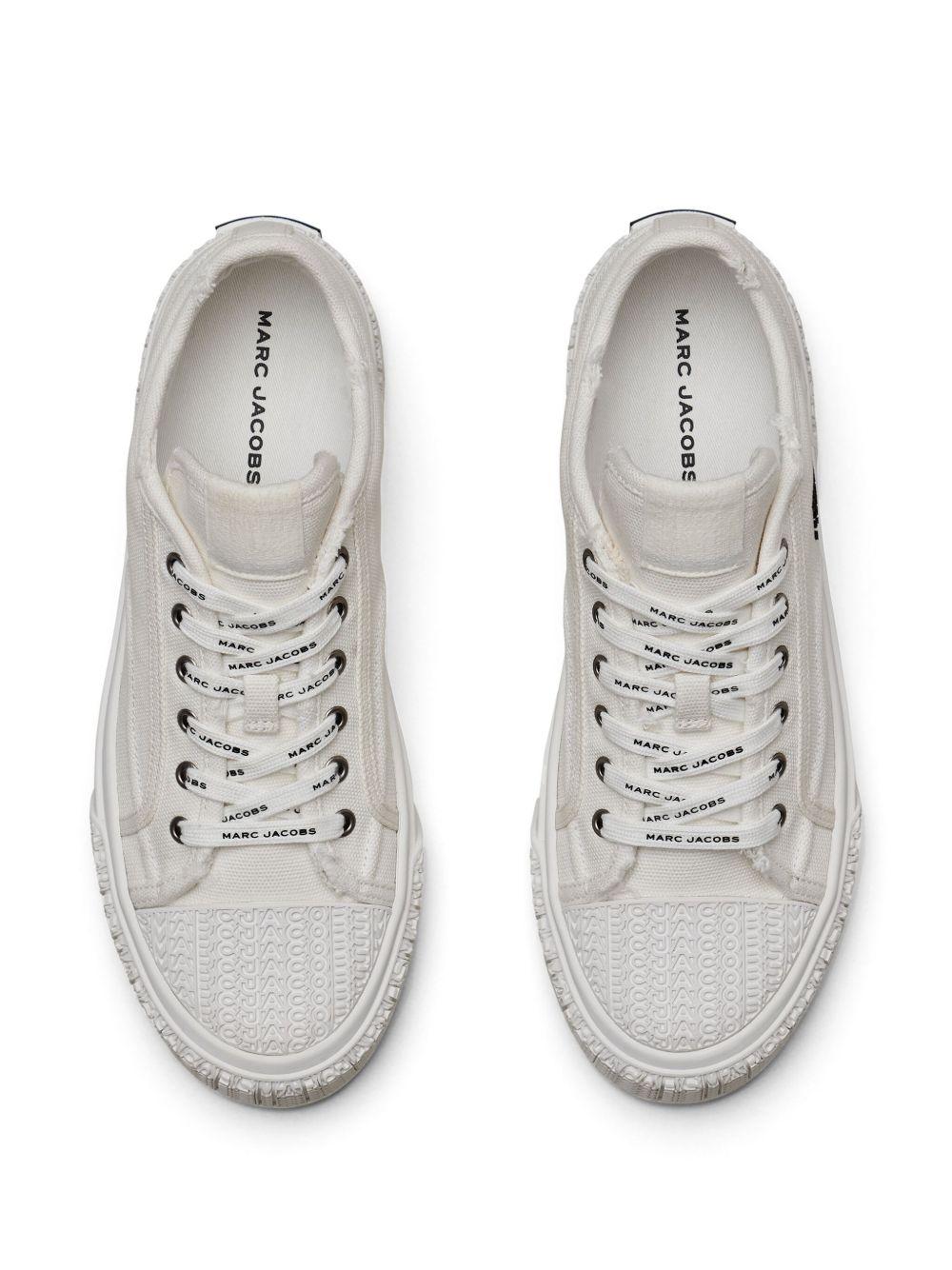 distressed canvas sneakers Product Image