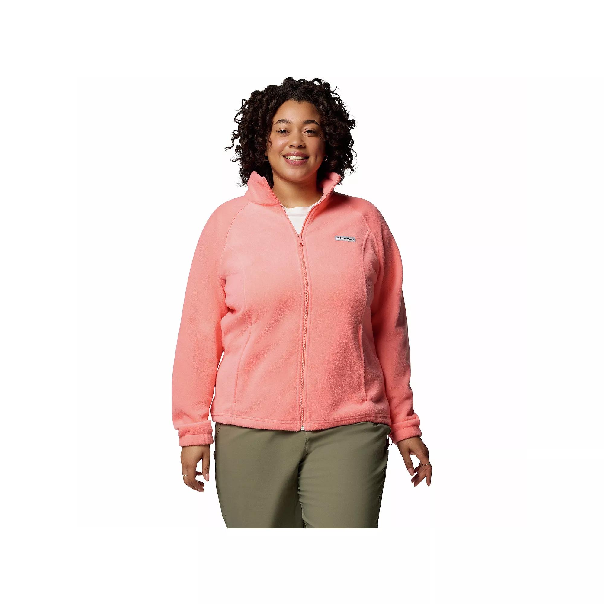Plus Size Columbia Benton Springs Full-Zip Fleece Jacket, Women's, Size: 1XL, Alpenglow Product Image