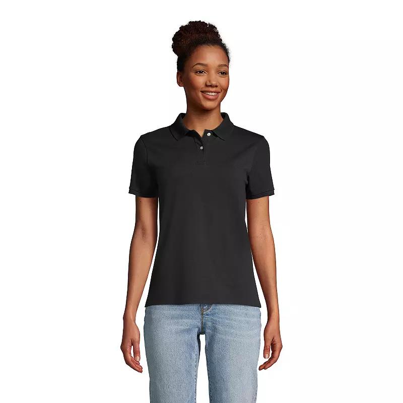 Women's Lands' End Mesh Polo Shirt,  Product Image