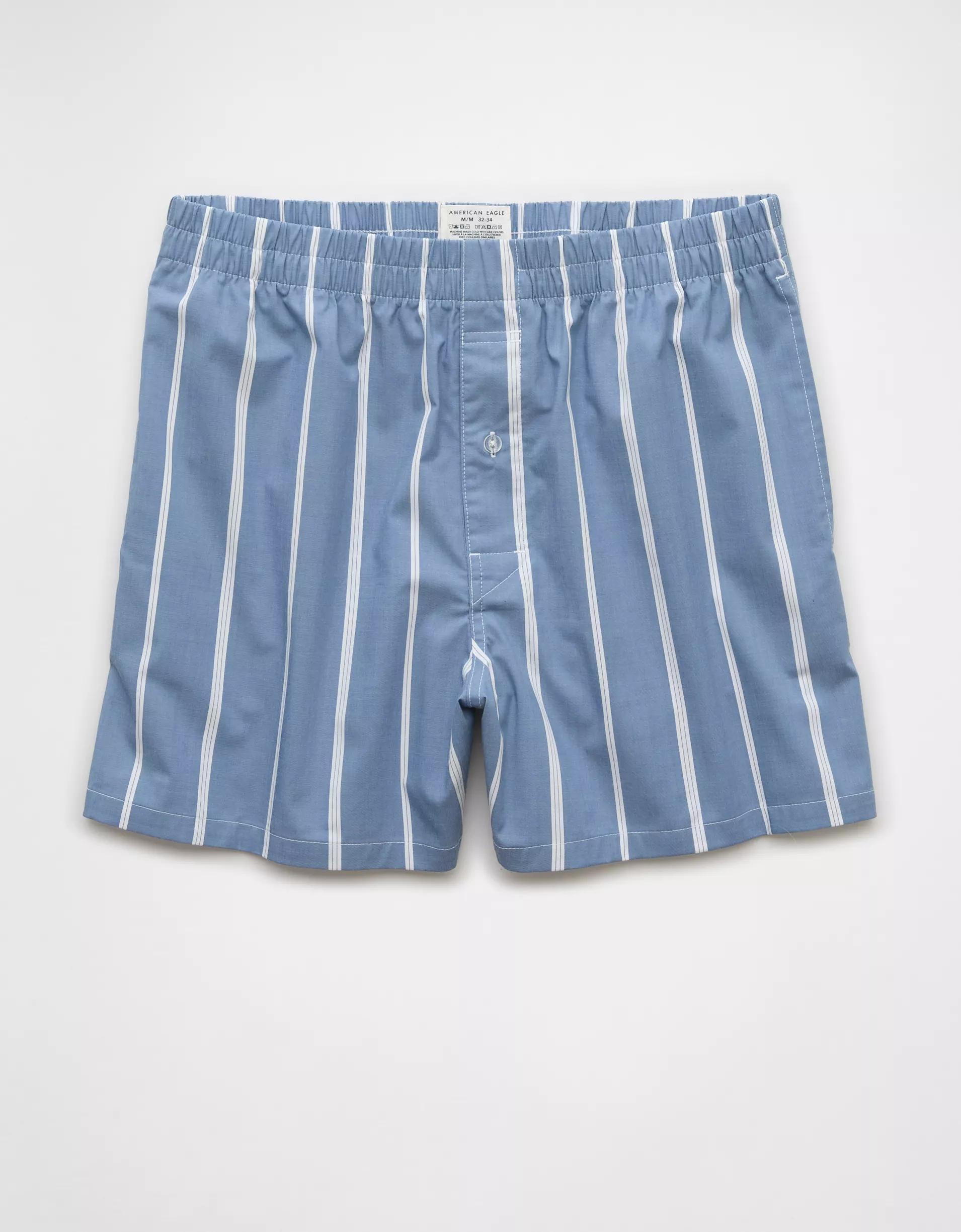 AEO Men's Striped Poplin Pocket Boxer Short Product Image