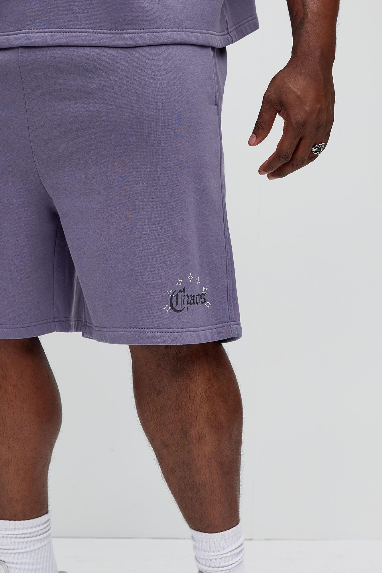 Chaos Sweatshorts - Purple Product Image