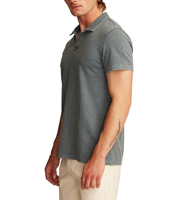 Lucky Brand Short Sleeve Jacquard Slub Jersey Shirt Product Image