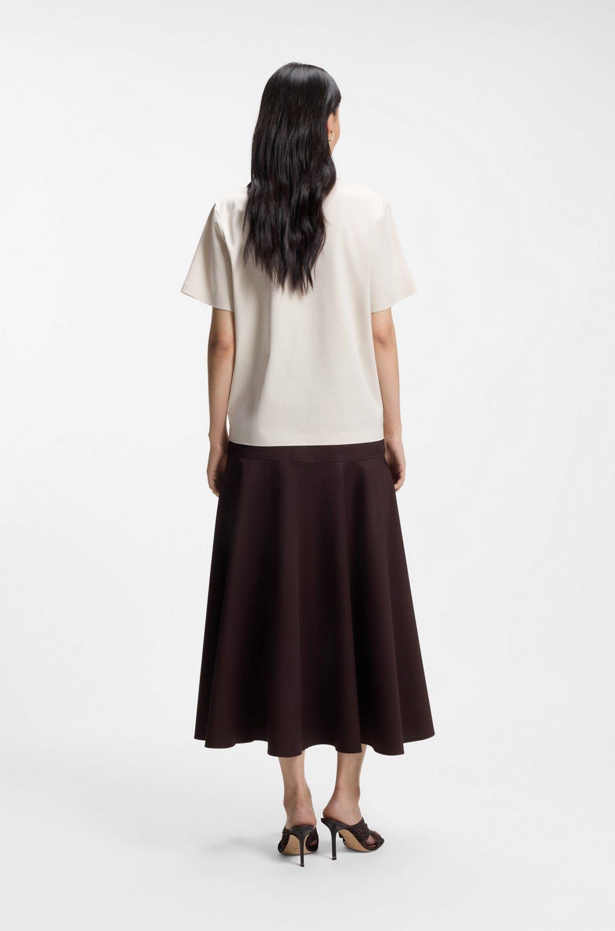 Relaxed-fit T-shirt in mercerized cotton Product Image