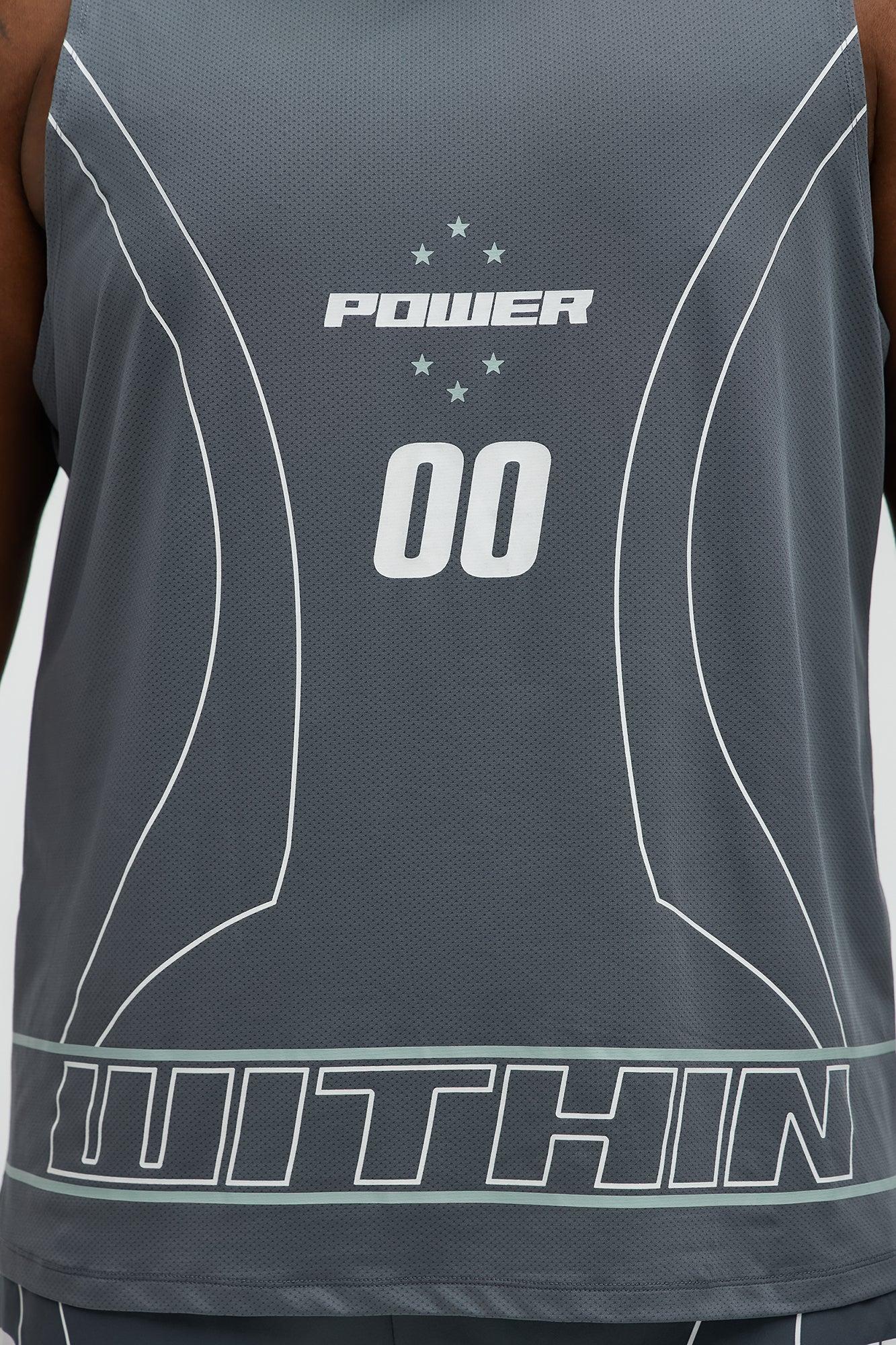 Power Within Active Tank Top - Grey Product Image