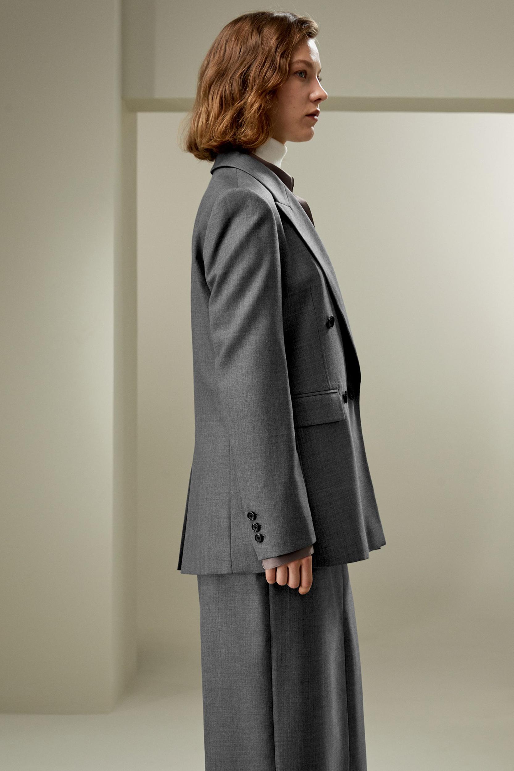 Modern Beauty Silk Wool Blazer Product Image