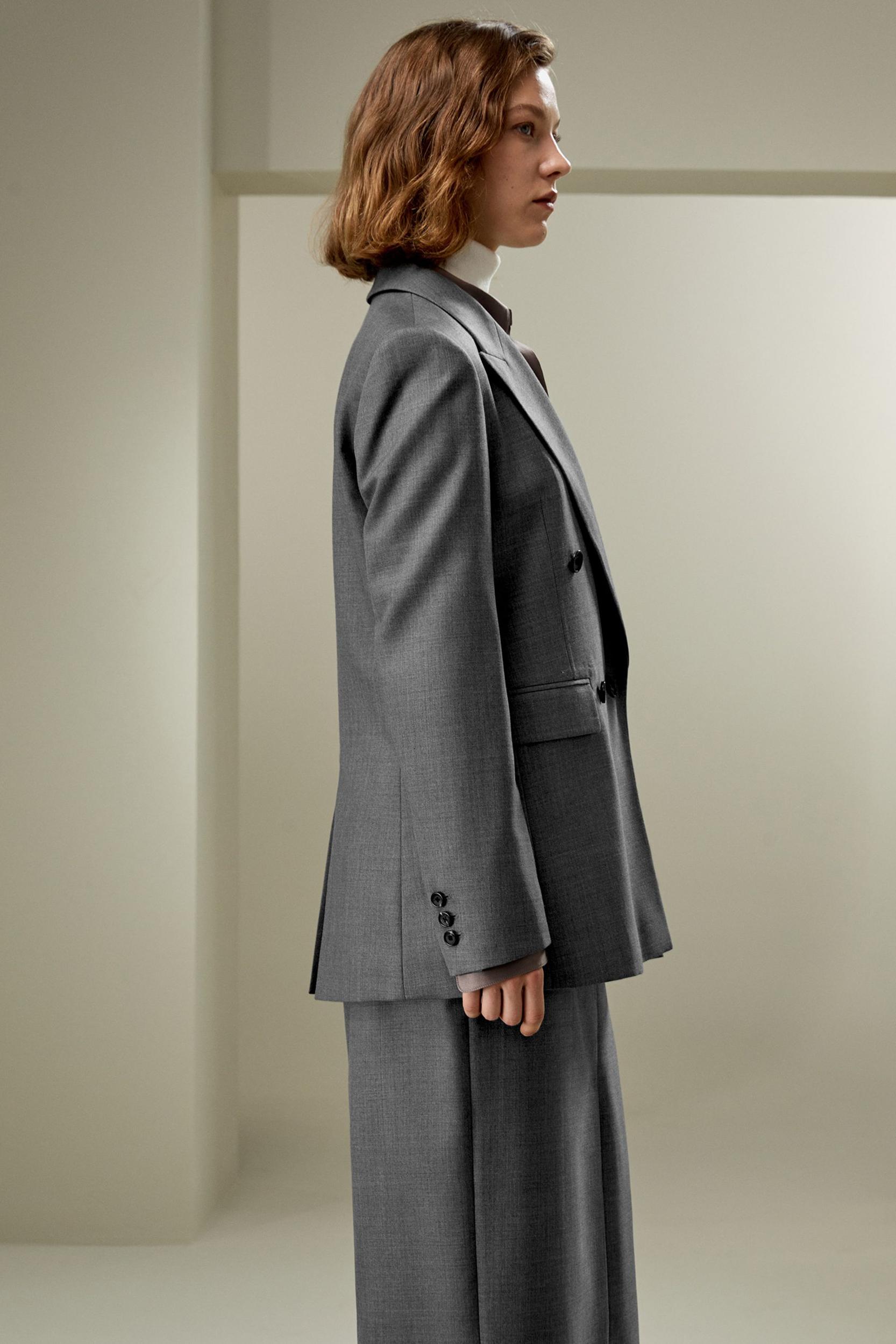 Modern Beauty Silk Wool Blazer Product Image