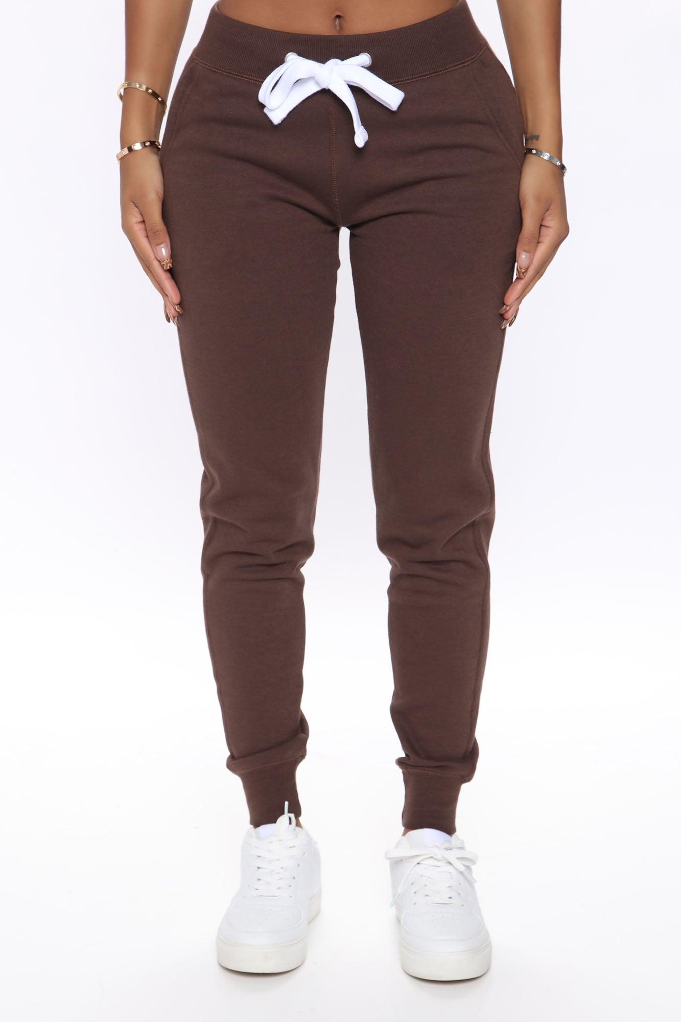 Relaxed Vibe Joggers - Chocolate Product Image