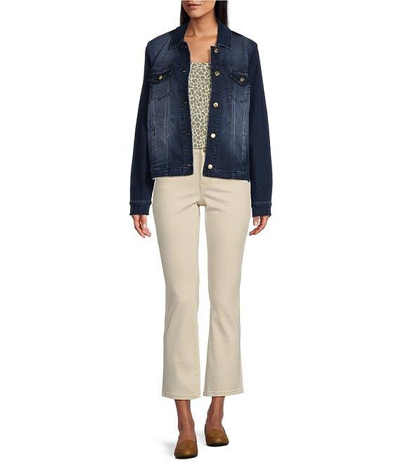 Tommy Bahama Leila Point Collar Long Sleeve Denim Jacket Product Image