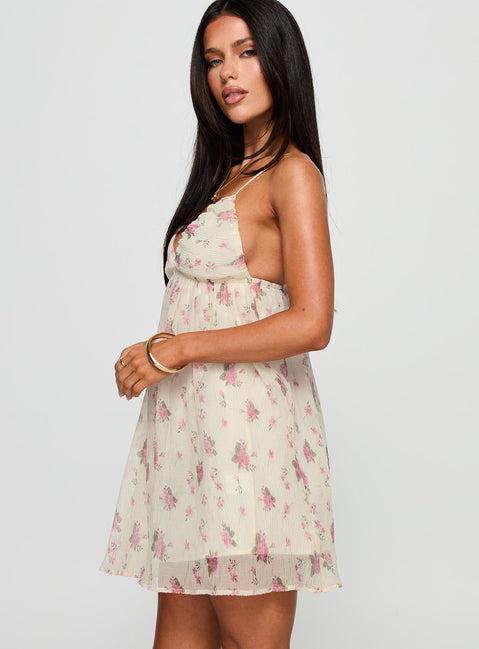 Matea Mini Dress Multi Floral Product Image