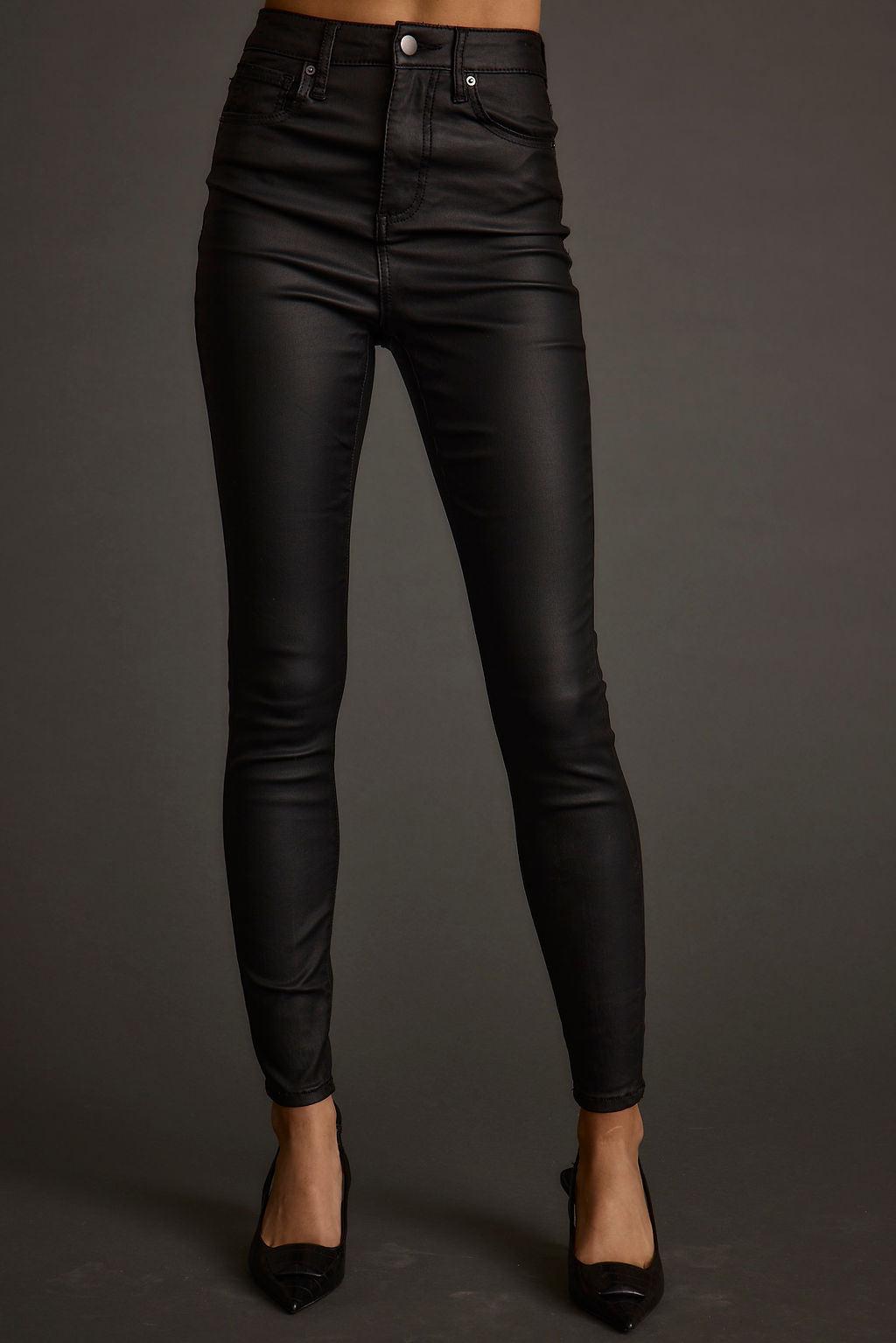 Nixon Black Coated Pants Product Image