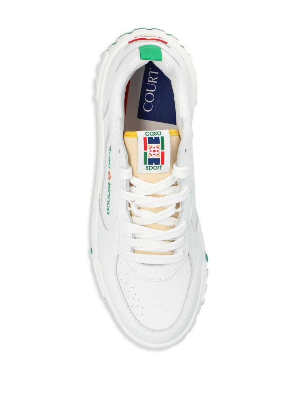 Court leather sneakers Product Image