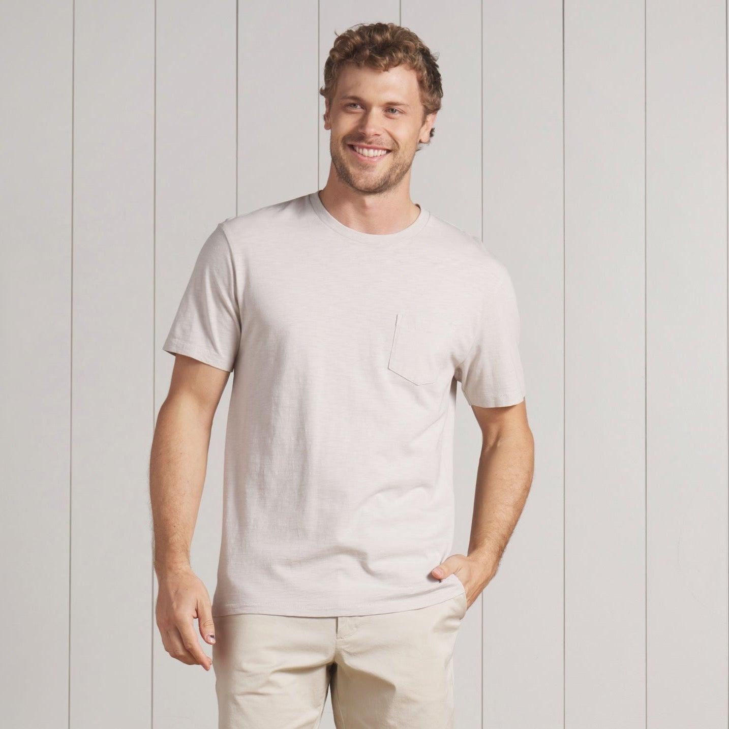 Sunwashed Pocket Tee - Glacier Gray Product Image