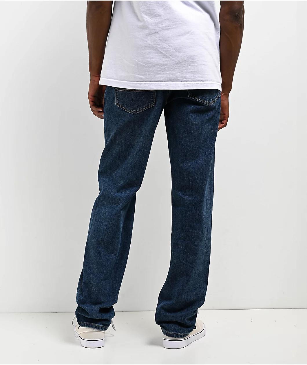 Freeworld Light Blue Denim Straight Fit Jeans Product Image
