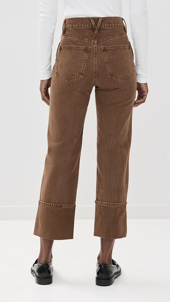 Veronica Beard Jean Dylan High Rise Straight Leg Jeans | Shopbop Product Image