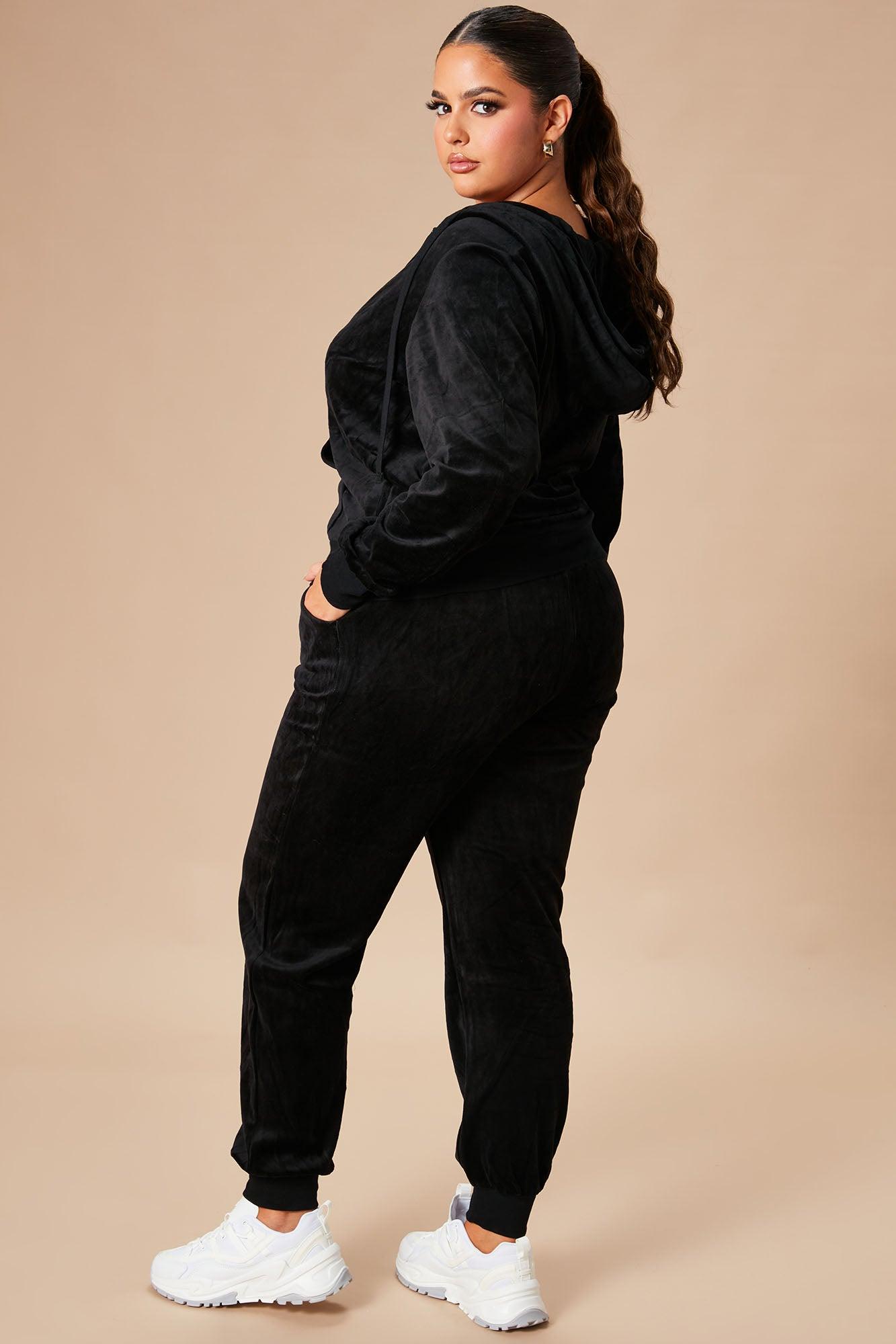 The Original Trendsetter Velour Set - Black Product Image