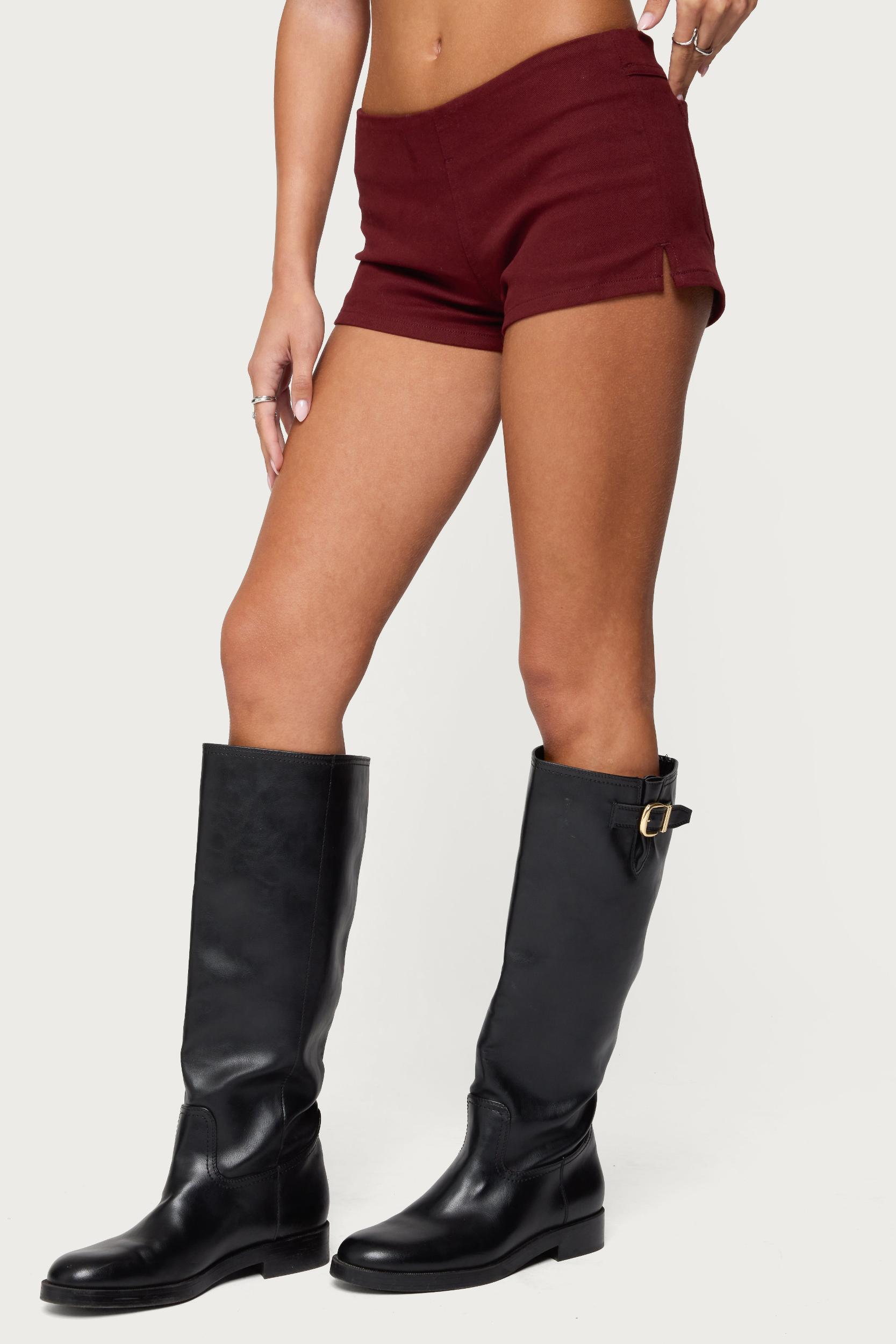 Dinah Denim Micro Shorts Product Image