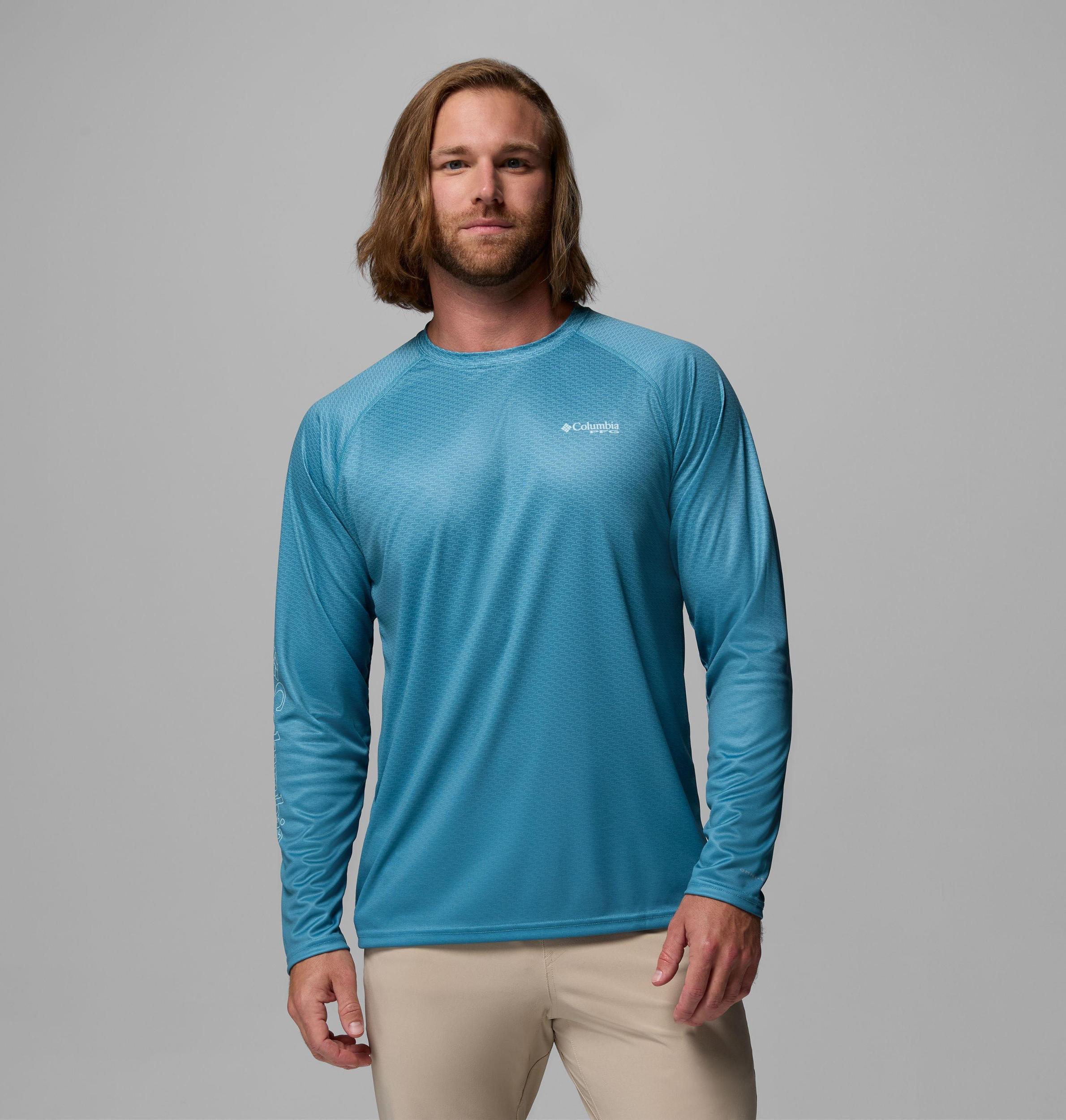 Columbia Mens PFG Super Terminal Tackle Super Fade Long Sleeve Shirt- Product Image