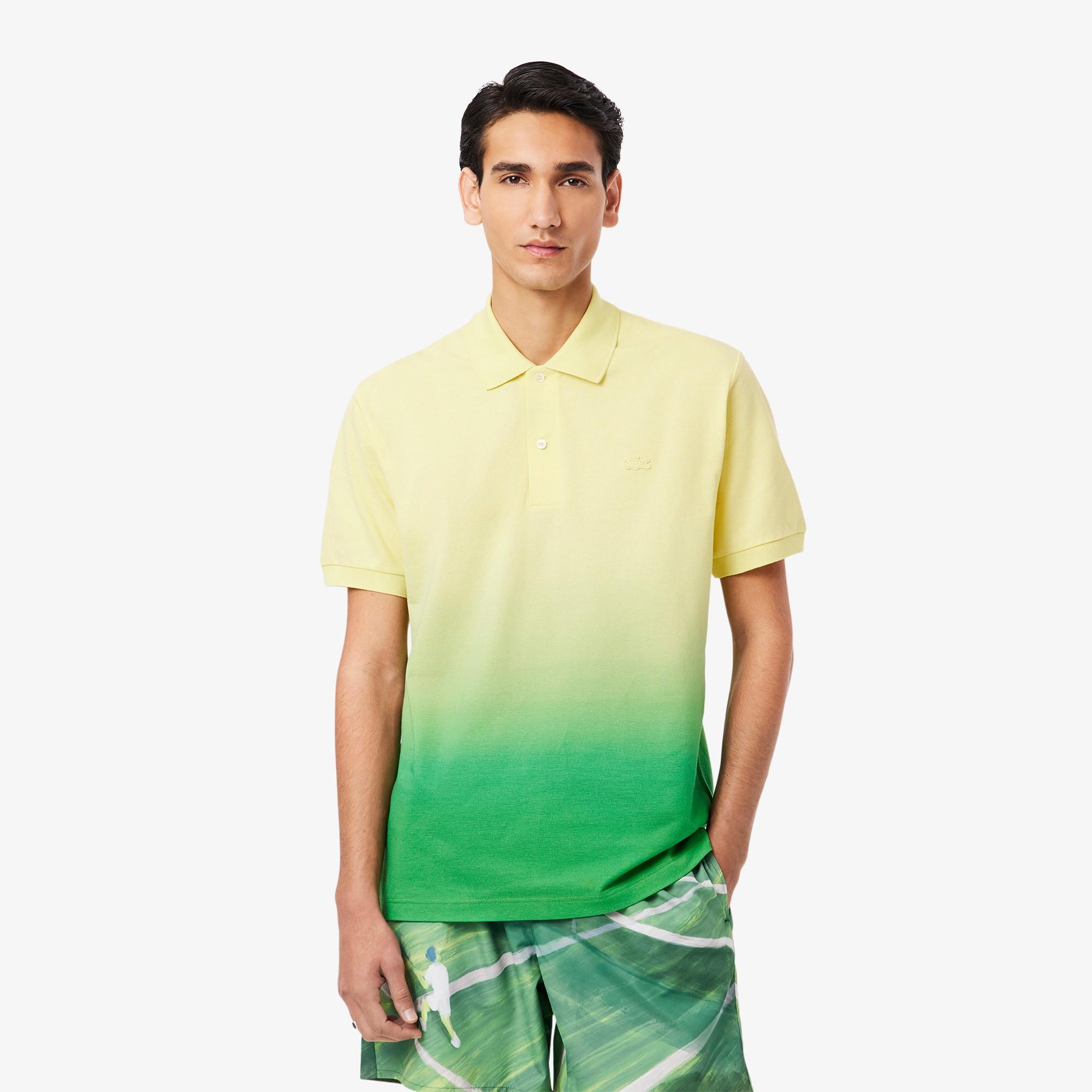Classic Fit Ombré Print L.12.12 Polo Shirt Product Image