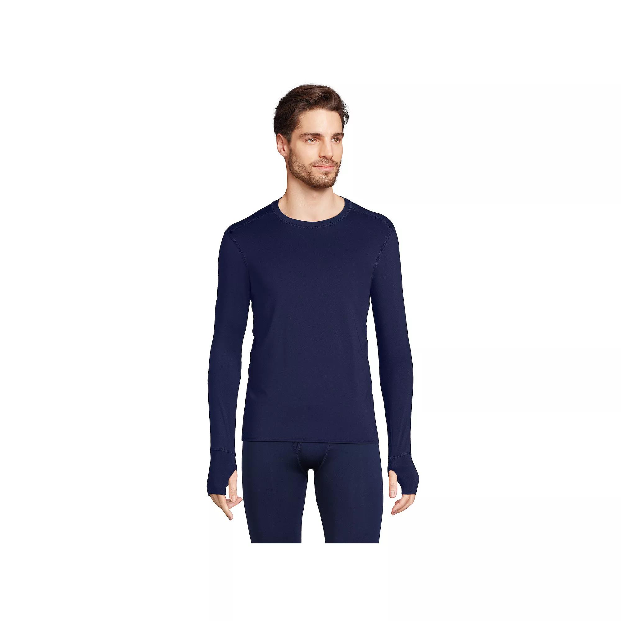 Men's Lands' End Flex Performance Crewneck Top,  Product Image