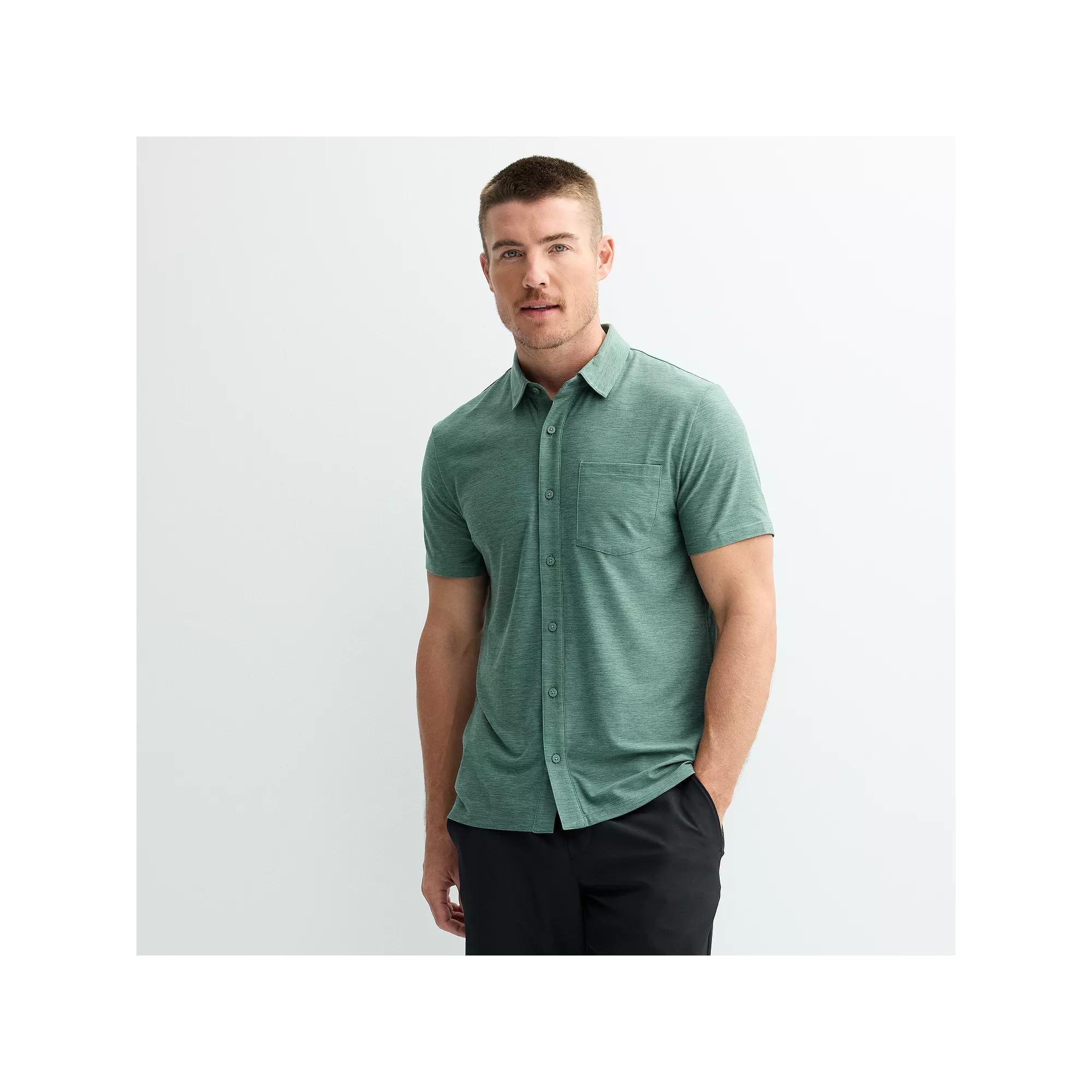 Men's FLX Wander Button Down Polo,  Product Image