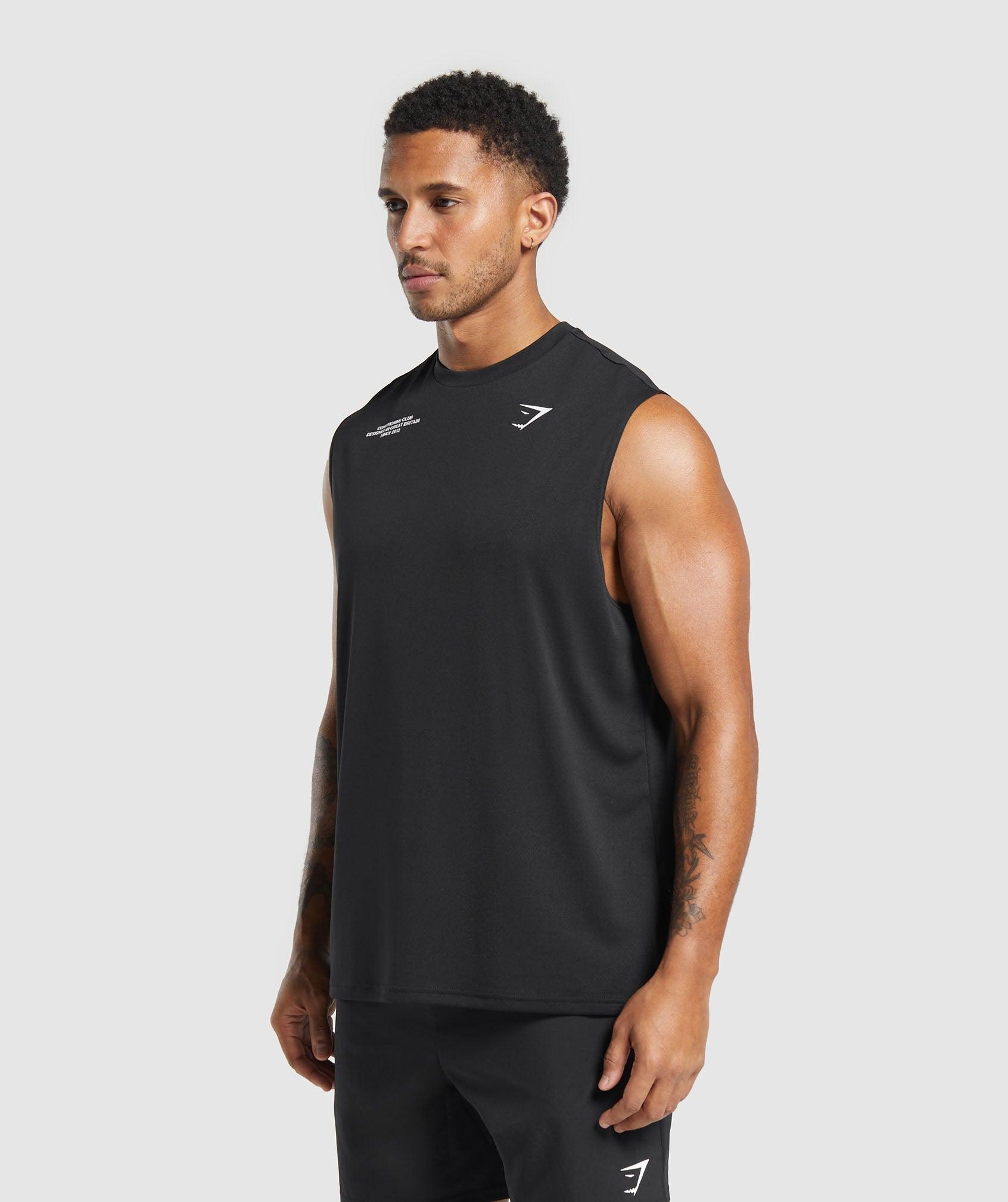 Gymshark Conditioning Club Tank - Black Male Product Image