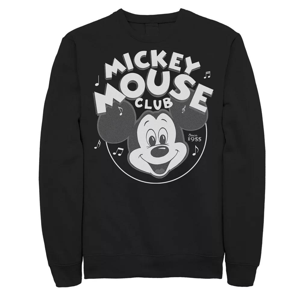 Disney's Mickey Mouse Big & Tall Mickey Mouse Club Badge Graphic Fleece, Men's,  Product Image
