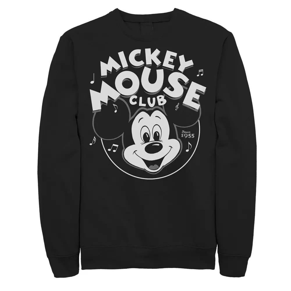 Disney's Mickey Mouse Big & Tall 100 Years Mickey Club Badge Graphic Fleece, Men's,  Product Image