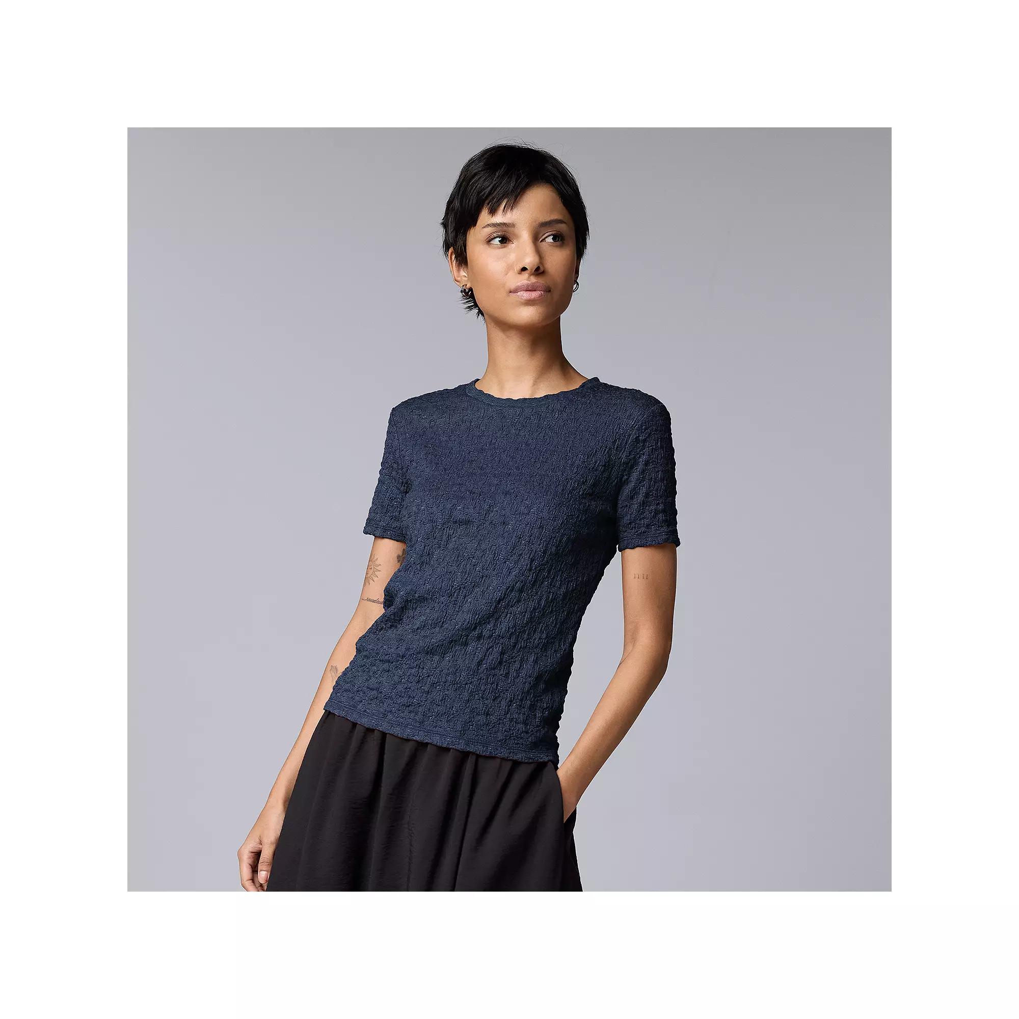 Women's Simply Vera Vera Wang Textured Tee,  Product Image