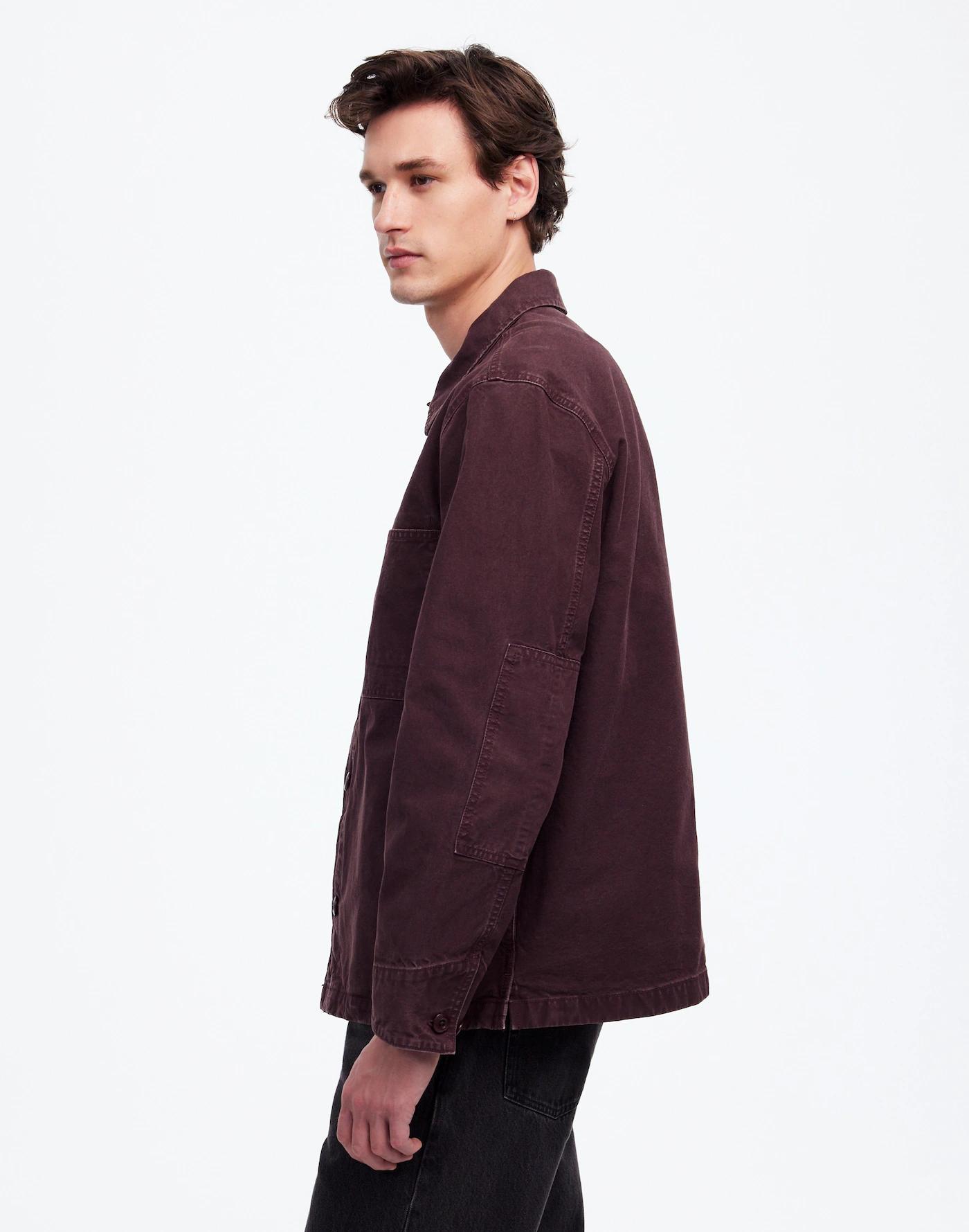Overshirt in Garment-Dyed Canvas Product Image