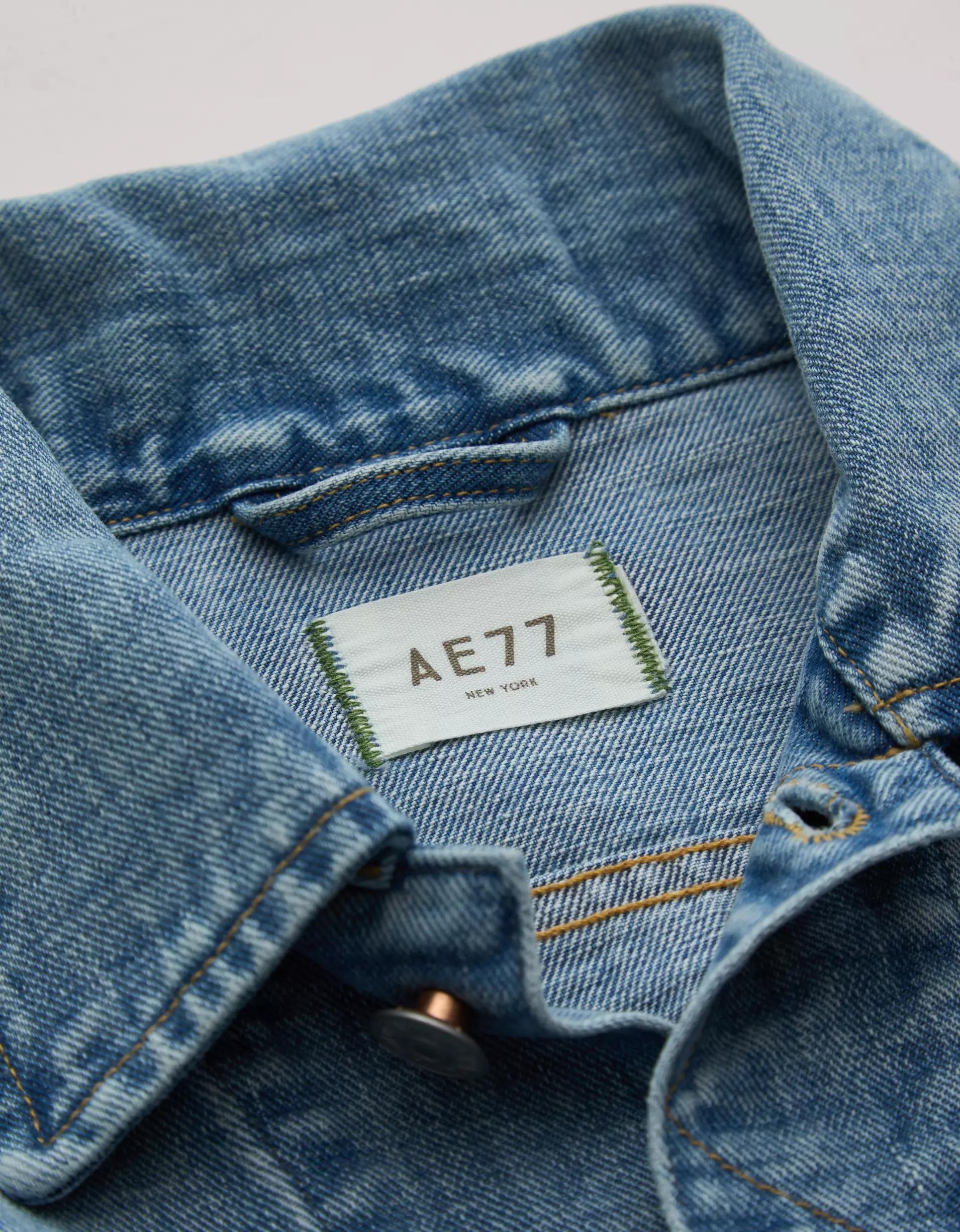 AE77 Premium Rider Denim Jacket Product Image