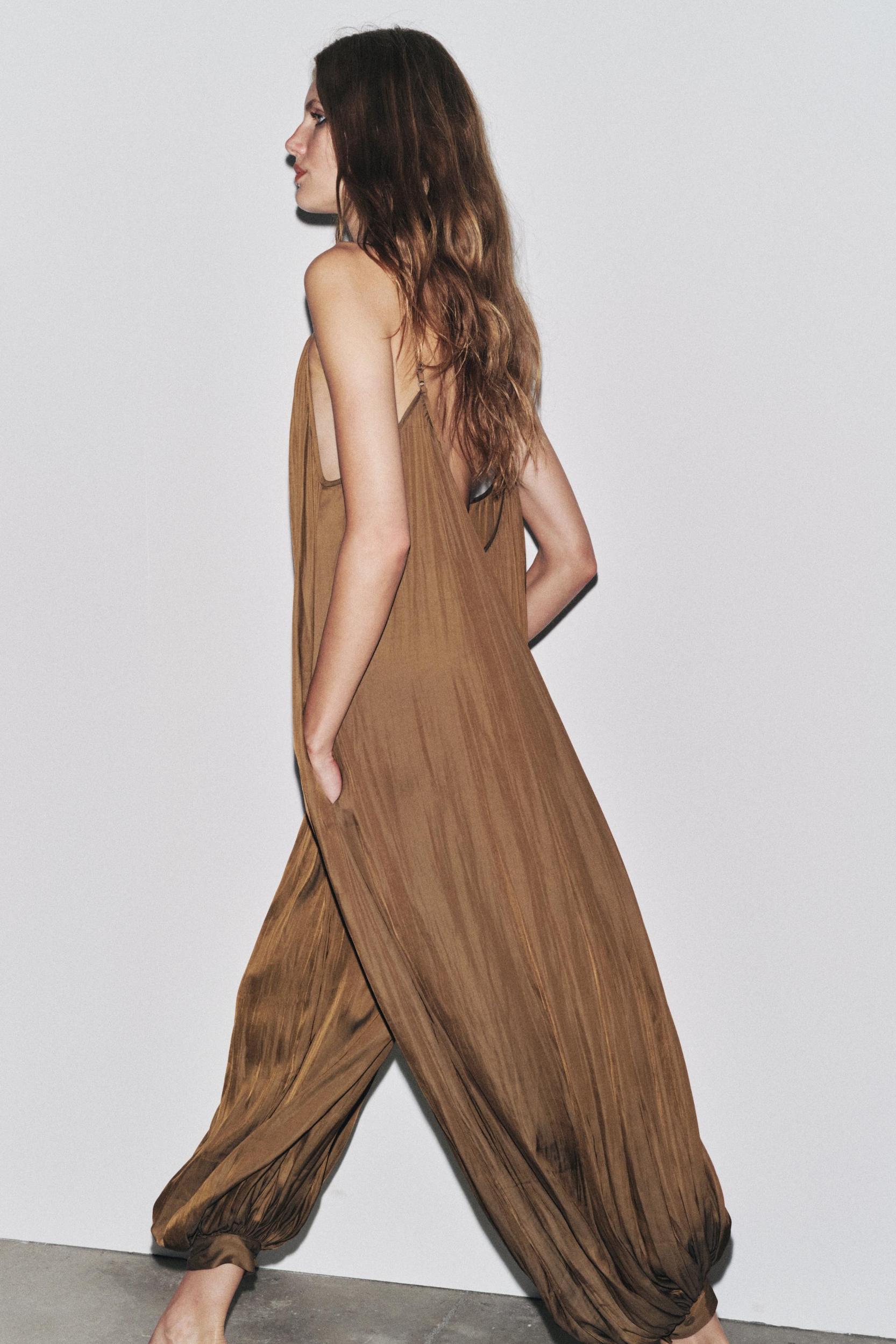ZW COLLECTION LONG PLEATED JUMPSUIT Product Image