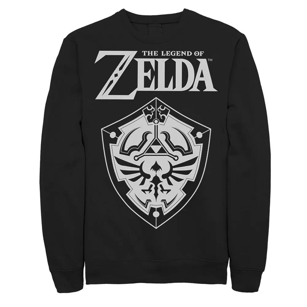 Big & Tall The Legend Of Zelda Hylian Shield Graphic Fleece Pullover, Men's,  Product Image