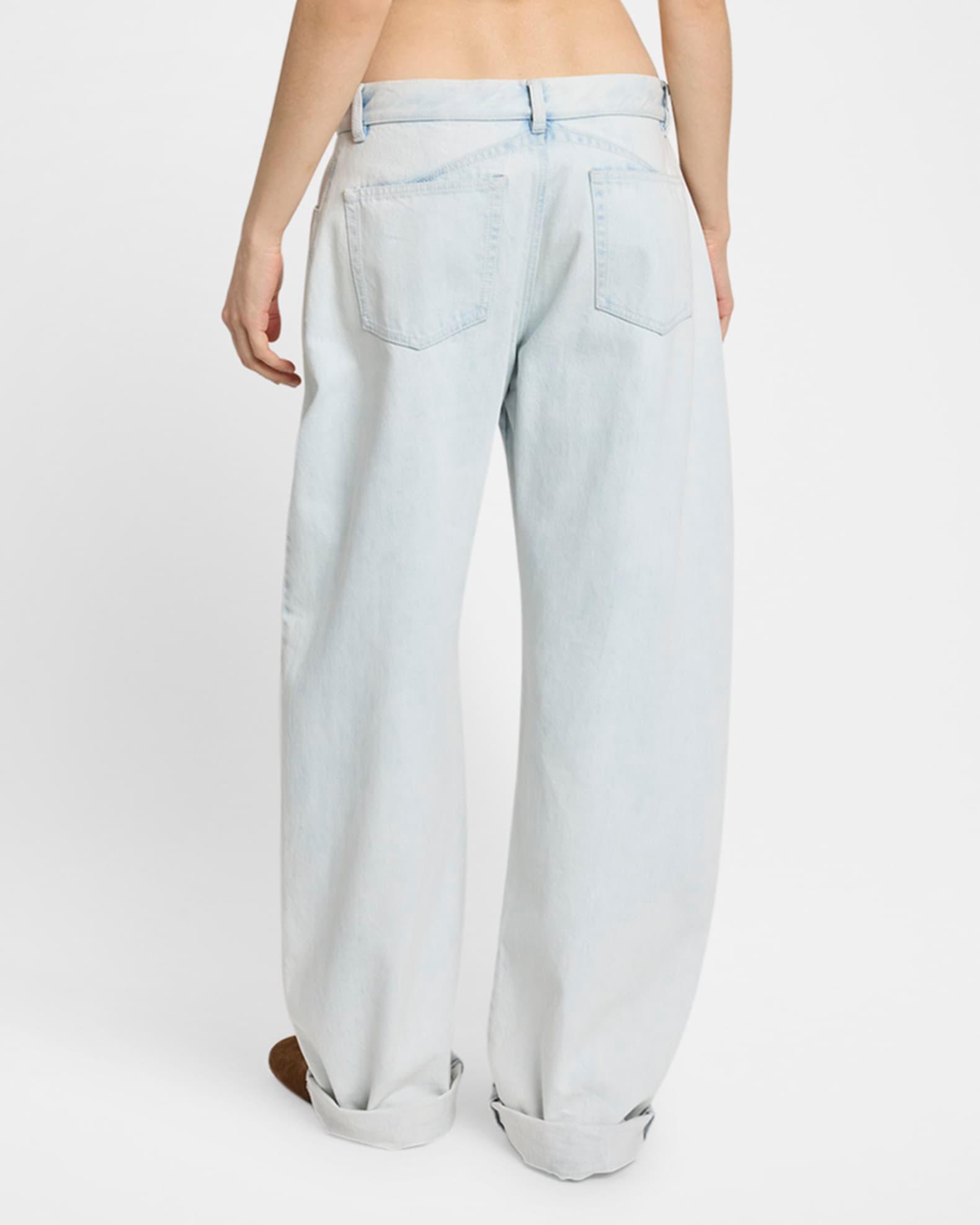Rounded Low-Rise Jeans Product Image