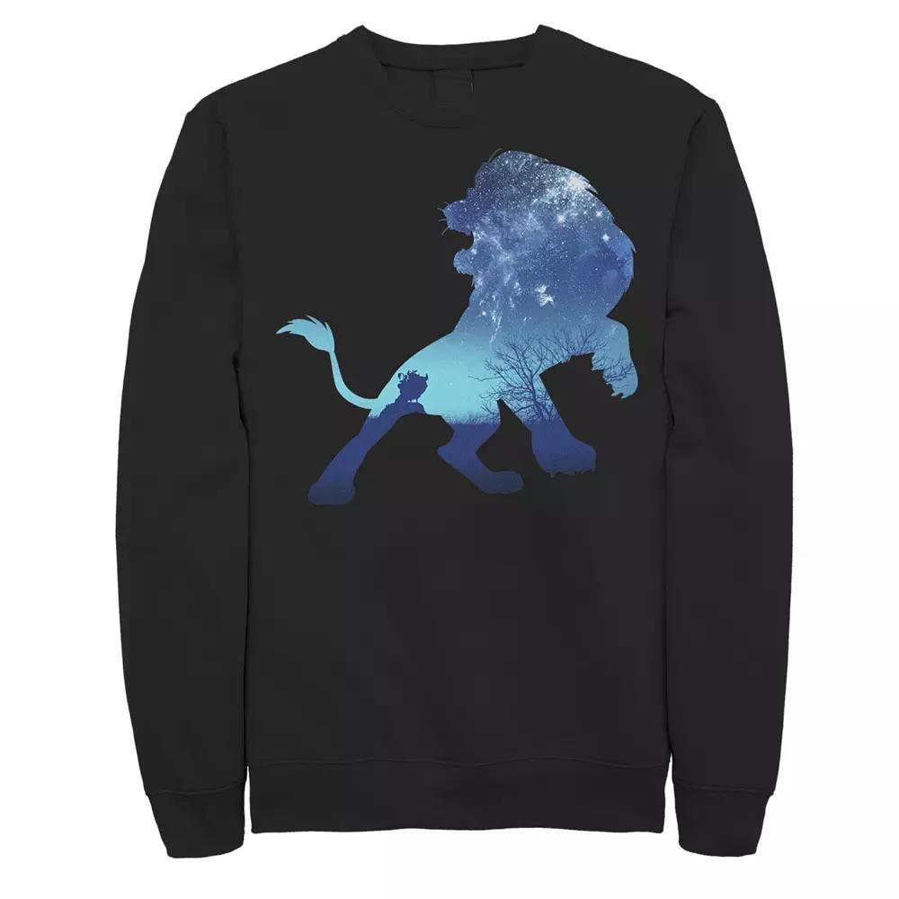 Disney's The Lion King Simba Sky Silhouette Men's Sweatshirt,  Product Image