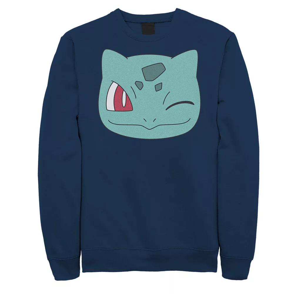 Big & Tall Pokemon Bulbasaur FaceSweatshirt, Men's,  Product Image