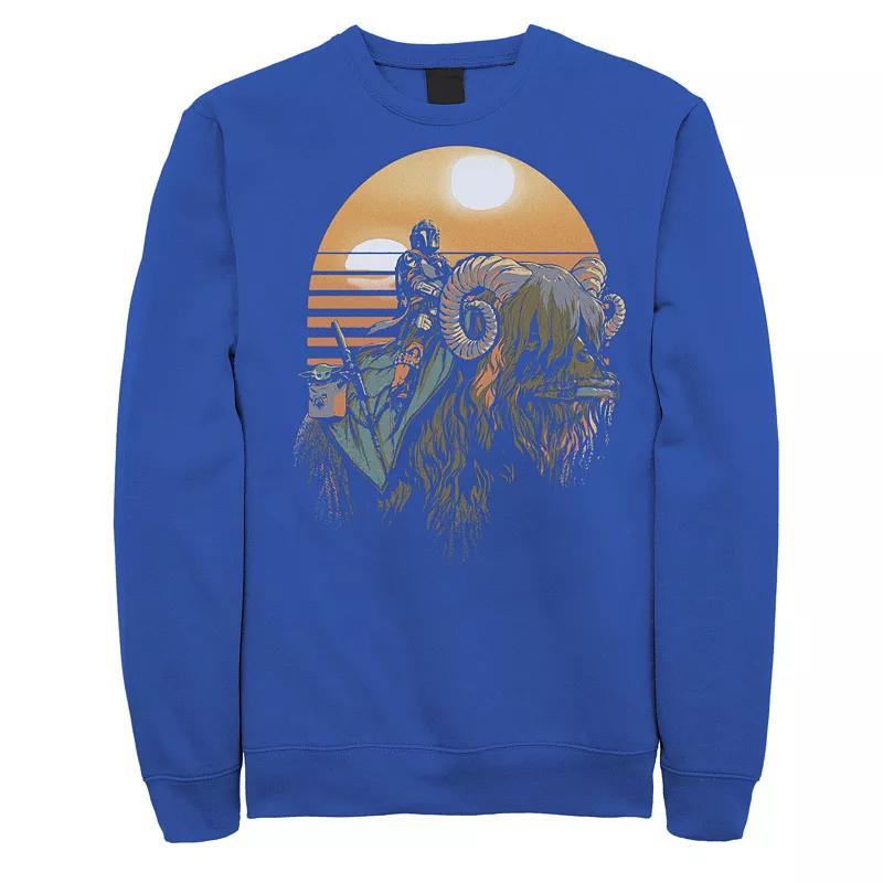 Men's Star Wars Bantha Riders Sunset Retro Portrait Sweatshirt,  Product Image
