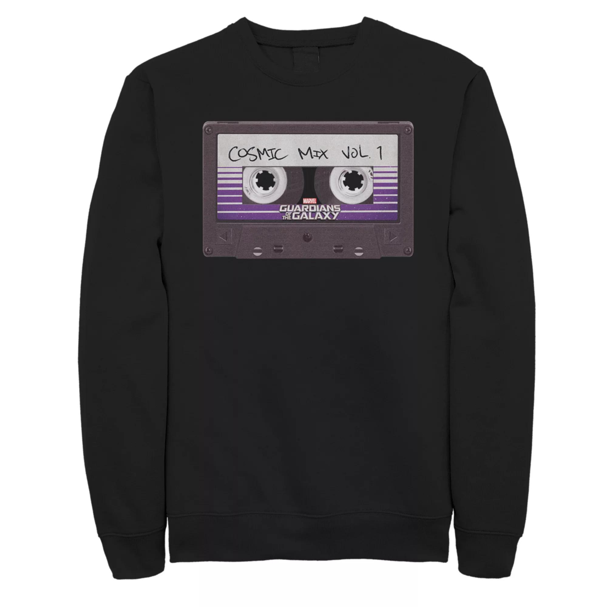 Men's Marvel Guardians Of The Galaxy Cosmic Mix Tape Sweatshirt,  Product Image