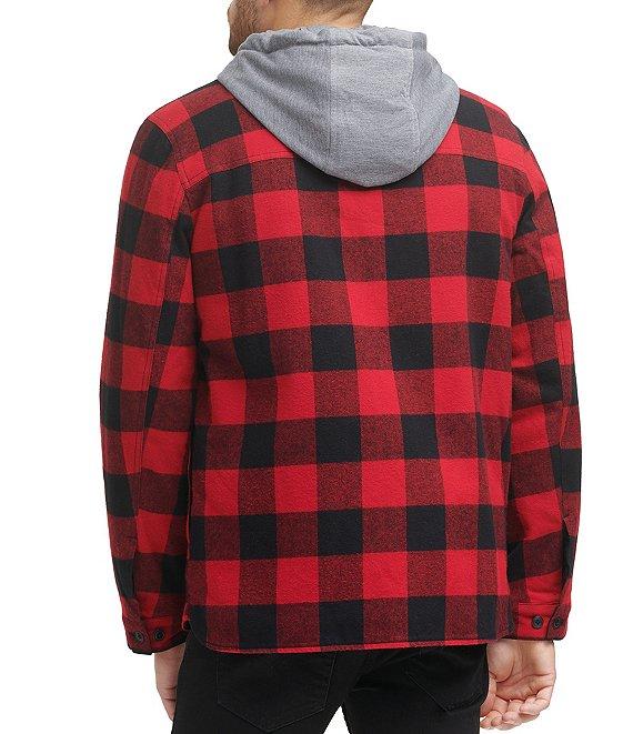 Levi's® Sherpa Lined Classic Flannel Plaid Shirt Jacket Product Image