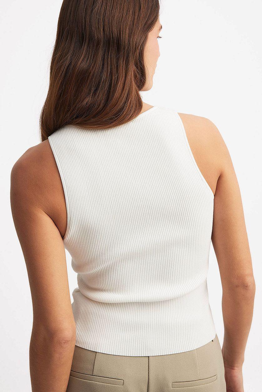 Fine Knitted Scoop Neck Top Product Image